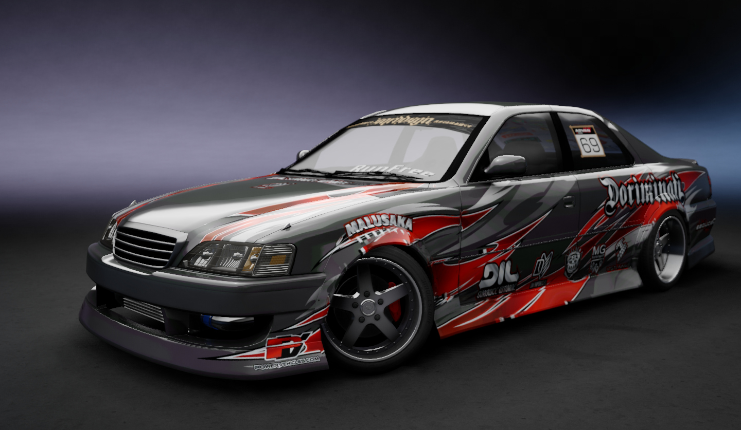 Toyota Cresta JZX100 DW-Spec, skin SquaredDesign Doriminati