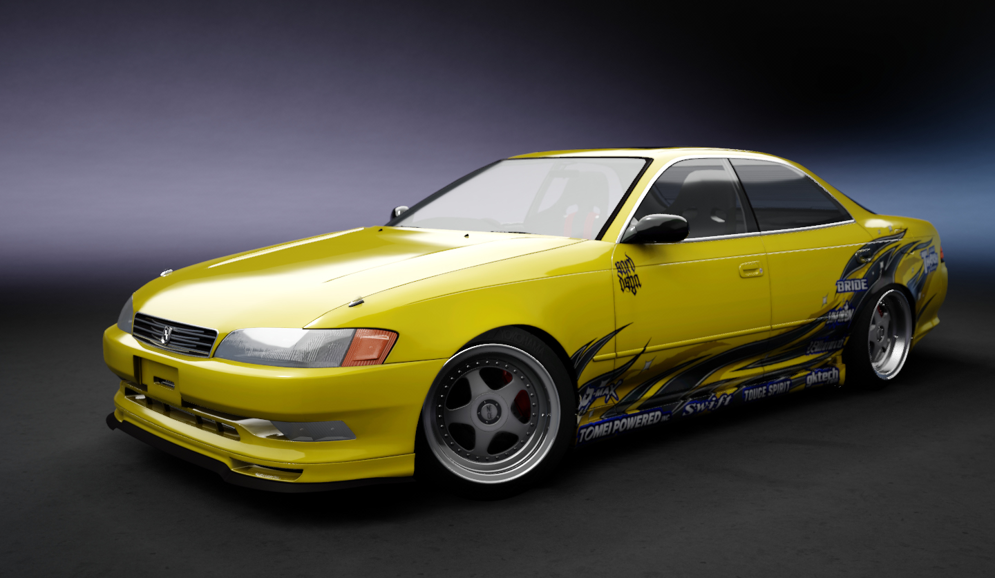 Toyota Mark II JZX90 WDT Street, skin SquaredDesign JDM Team