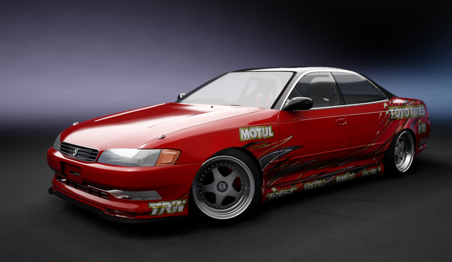 Toyota Mark II JZX90 WDT Street, skin SquaredDesign Roberts36