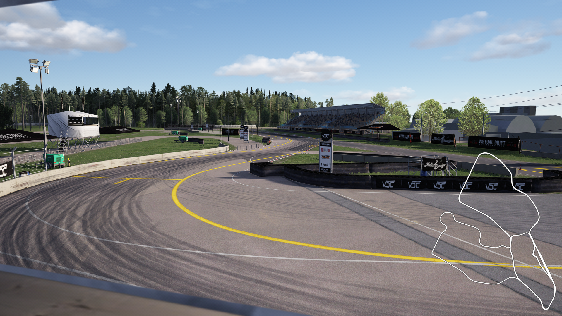 VDC Bikernieki 2022, layout drift_vdc