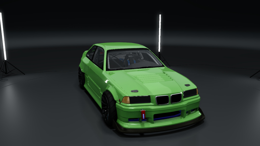 bmw e36 project, skin Green