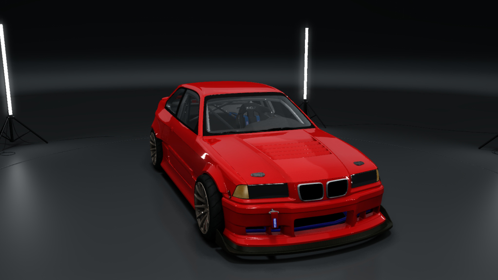 bmw e36 project, skin Red