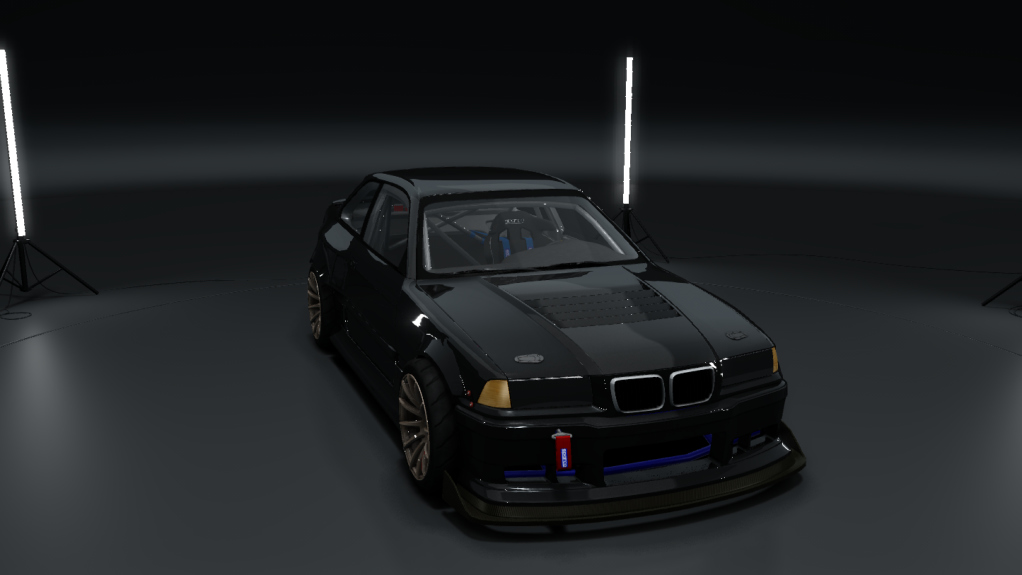 bmw e36 project, skin black