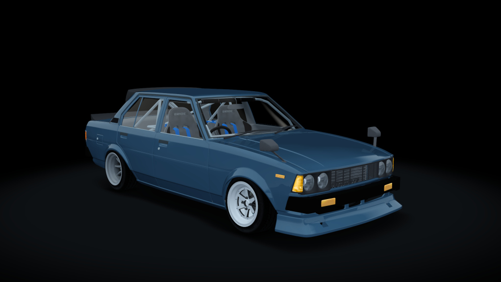Toyota Corolla KE70 WDT Street, skin blue