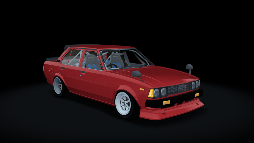 Toyota Corolla KE70 WDT Street, skin red