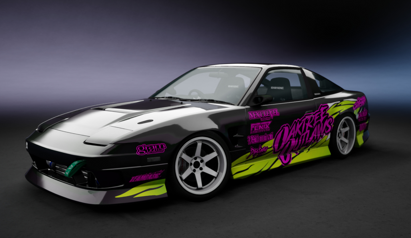 Nissan 180SX WDT Street, skin Oaktree Outlaws