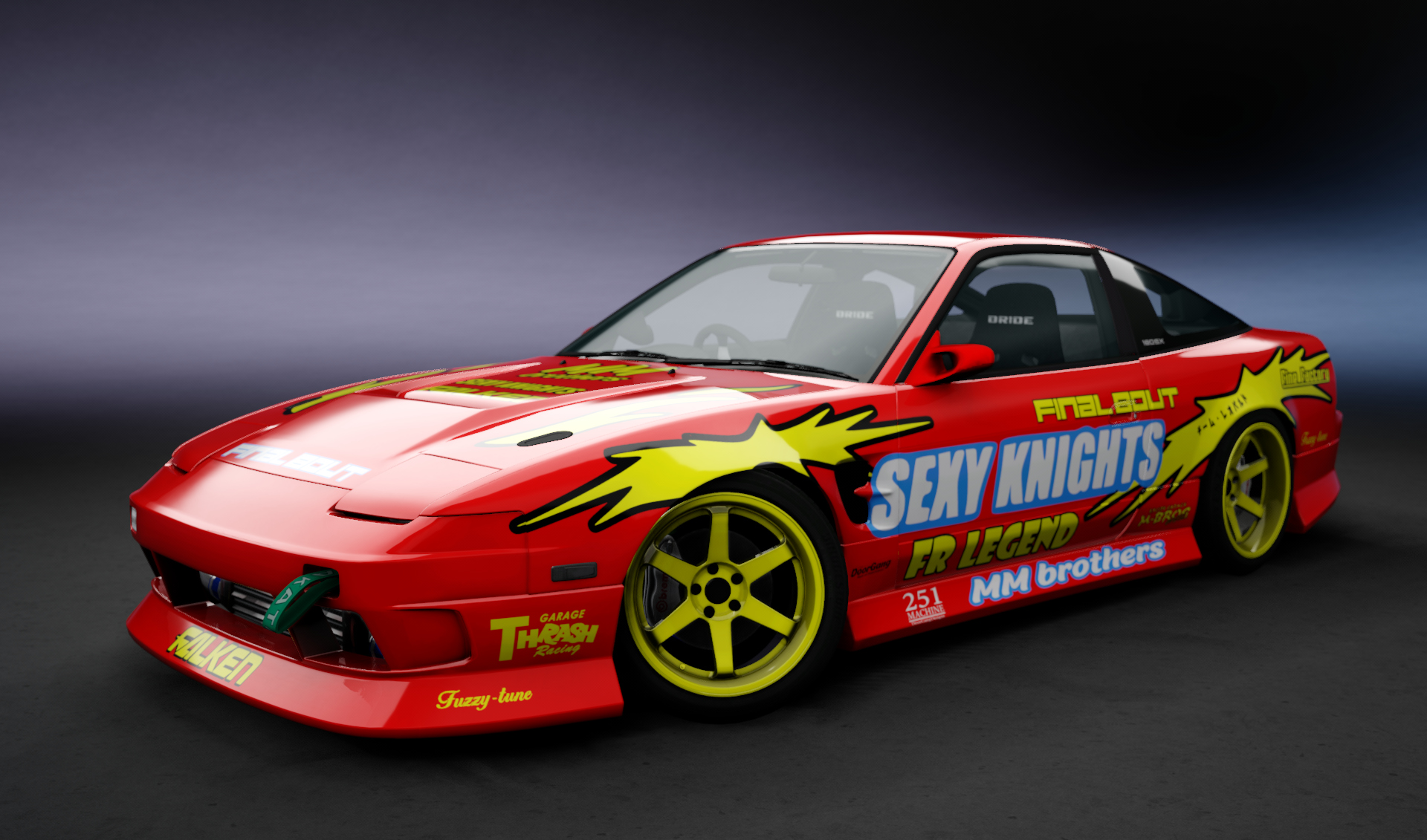 Nissan 180SX WDT Street, skin Sexy Knights
