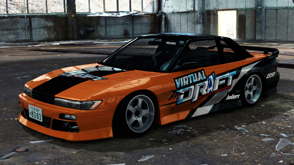 Nissan Silvia S13 WDT Street, skin Babart_HELLENIC_DRIFT_02