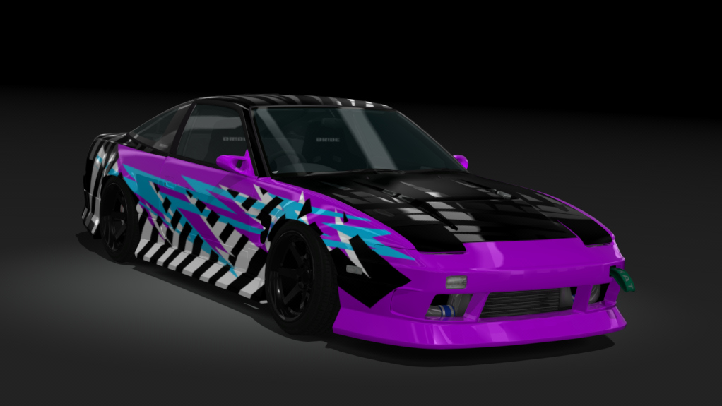 Nissan Silvia S13 WDT Street, skin Electric Wildberry 2