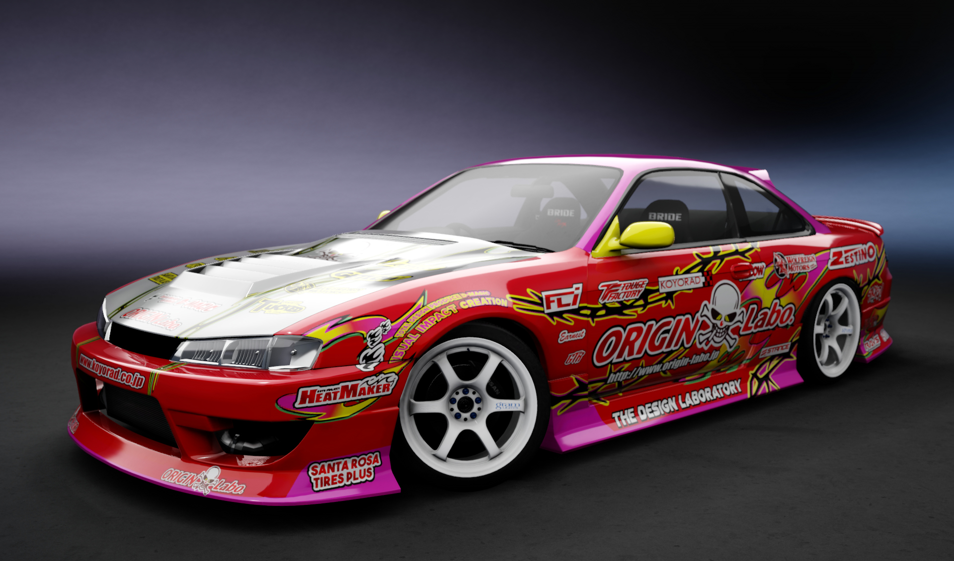 Nissan Silvia S14 WDT Street, skin Animal Style Jason 2