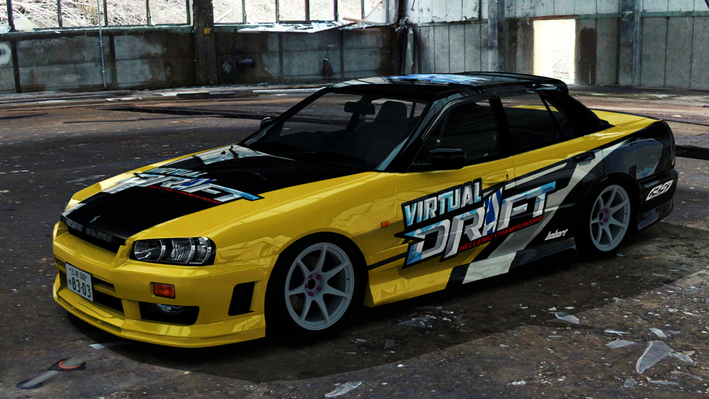 Nissan Skyline HR34, skin Babart_HELLENIC_DRIFT_08