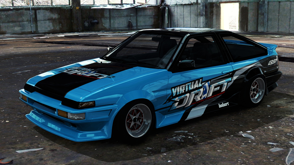 Toyota AE86 WDT Street, skin Babart_HELLENIC_DRIFT_01
