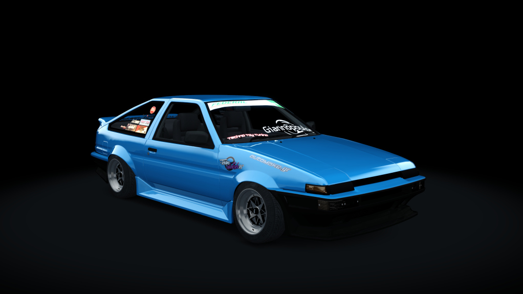 Toyota AE86 WDT Street, skin geladas