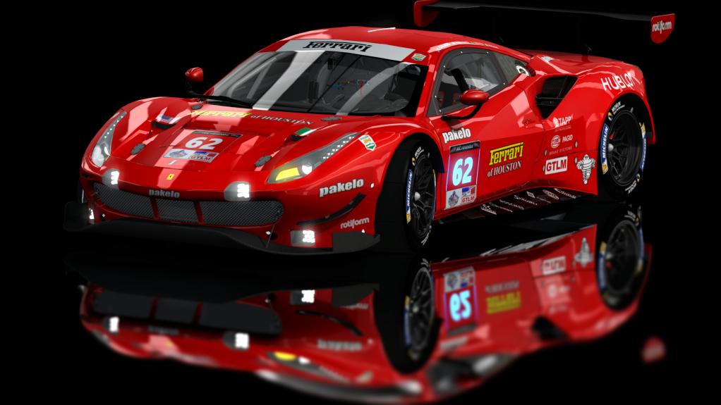 GTLM Ferrari 488 GTE EVO IMSA AC-Friends), skin ACF_Ragusa_62