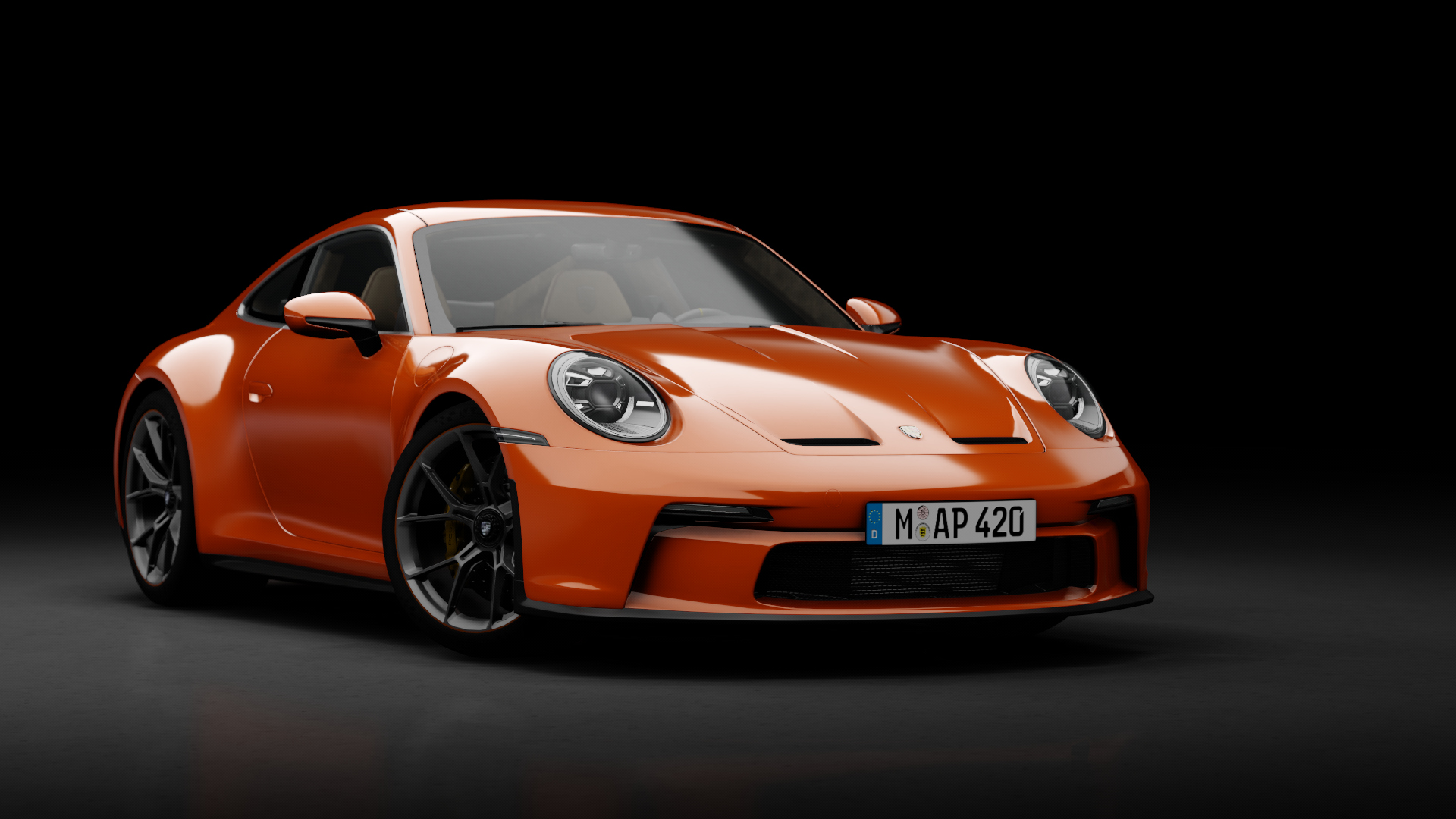 Porsche 911 GT3 (992) Touring Manual, skin 00_lava_orange