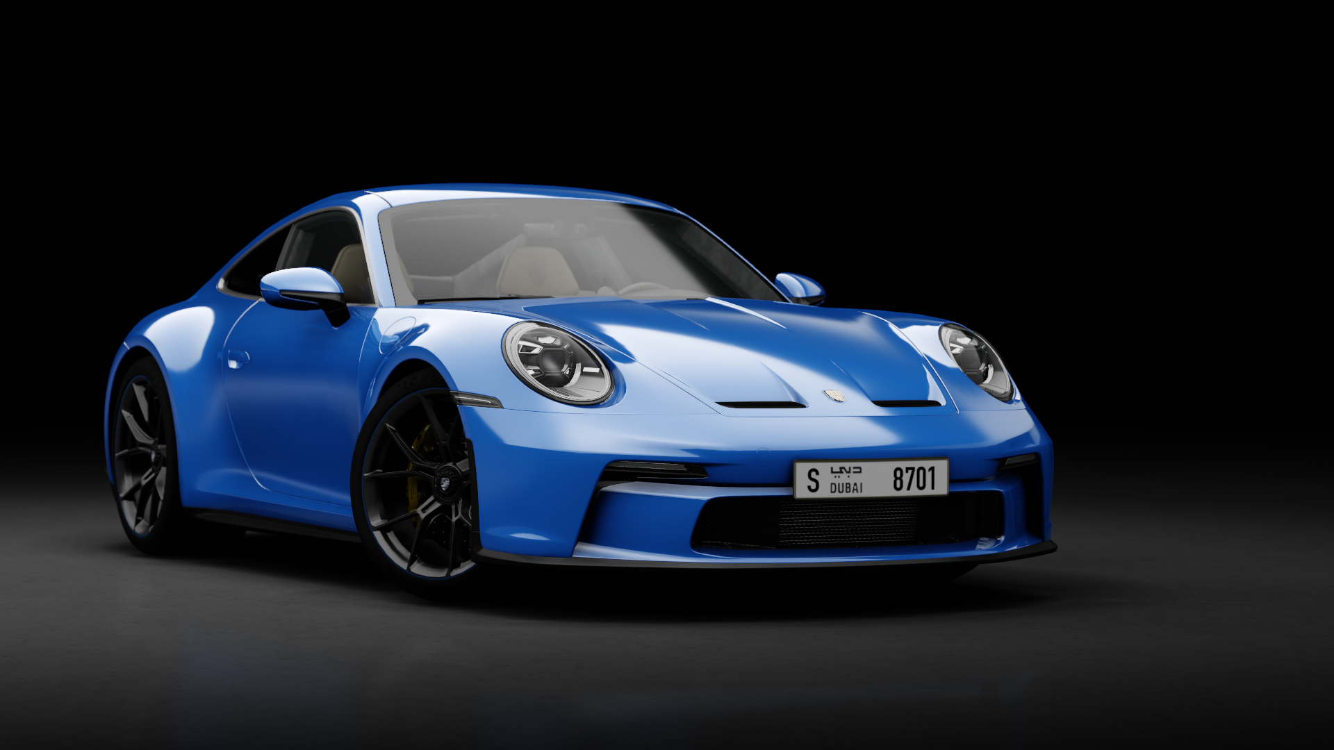 Porsche 911 GT3 (992) Touring Manual, skin Shark Blue