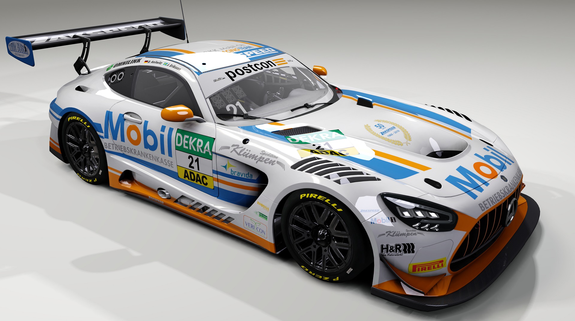 AMG GT3 EVO 2020 Sprint, skin #21_Zakspeed_BKK_Mobil_Oil_Racing_GT_Masters