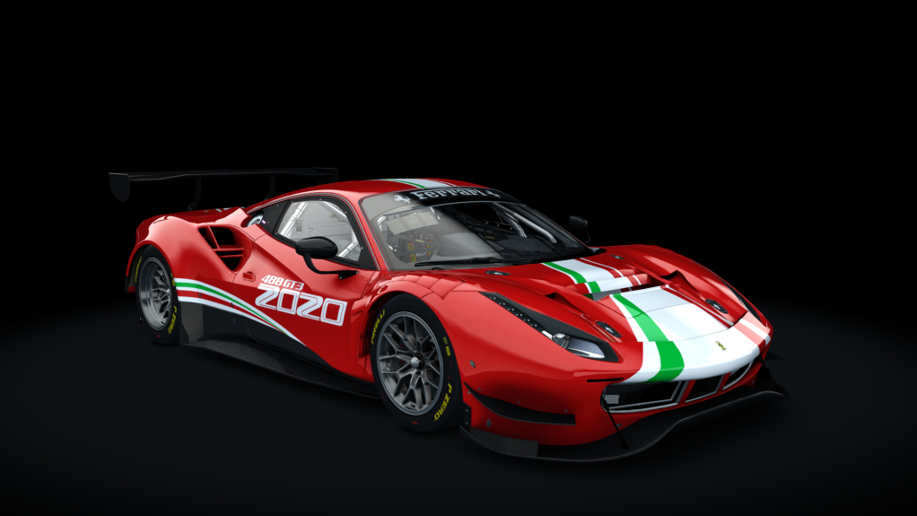 Ferrari 488 GT3 ACC Sprint, skin 4_Ferrari_Test_sprint_Livery
