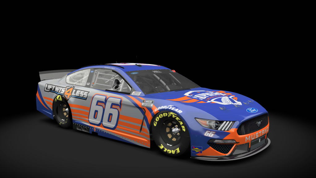Ford Mustang NASCAR '21, skin #66Timmy_Hill