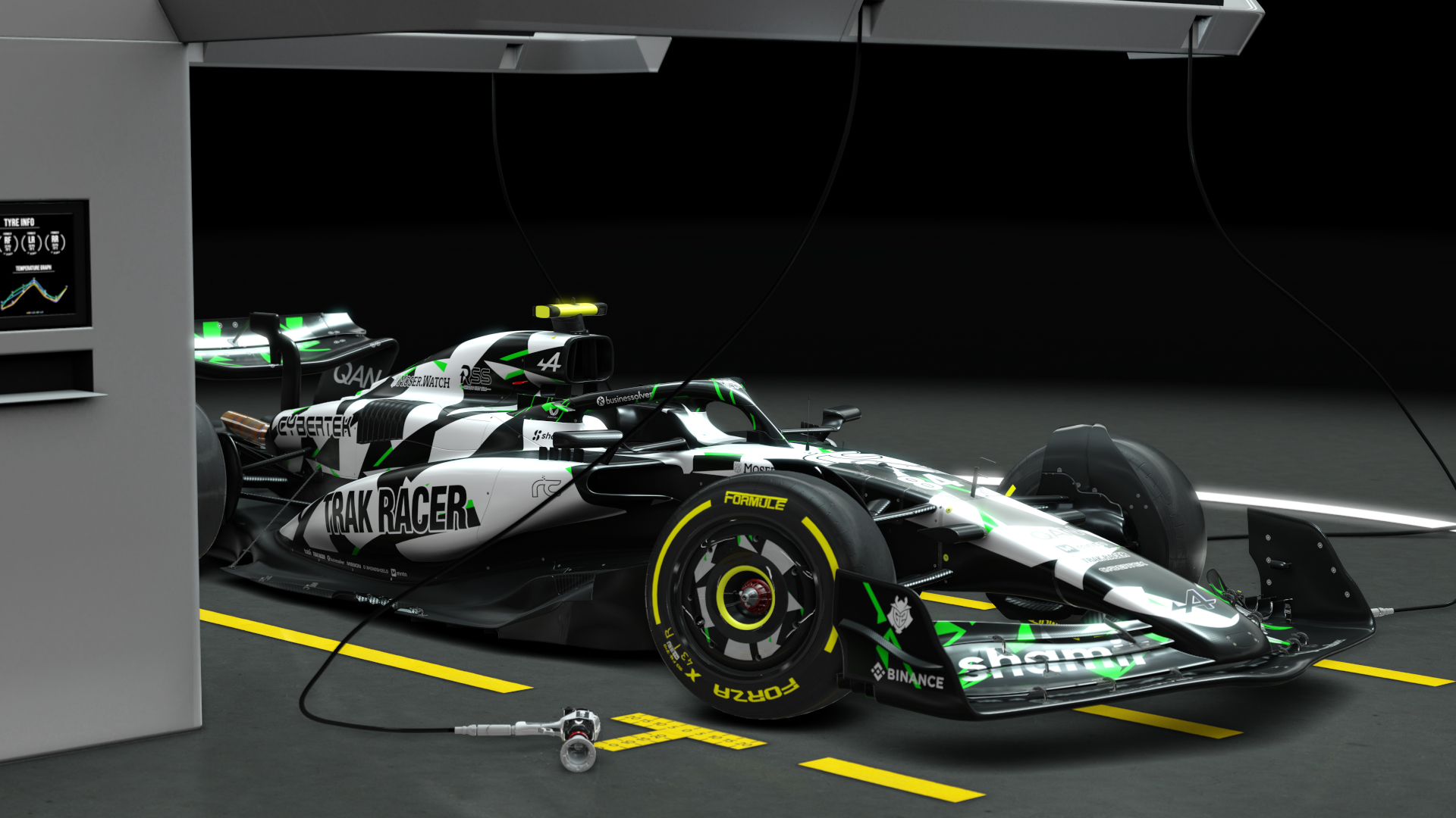 Formula Hybrid® Alpine 2025, skin 05_alpine_sim_racing_green_84