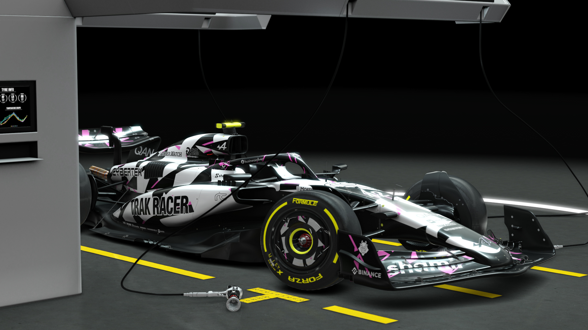 Formula Hybrid® Alpine 2025, skin 09_alpine_sim_racing_pink_42