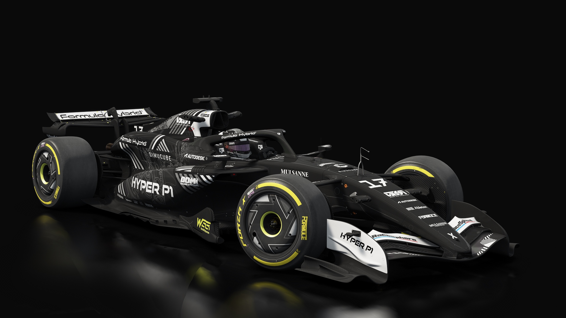 Formula Hybrid® V12-R, skin 01_gsi_rss_black_v12r_17