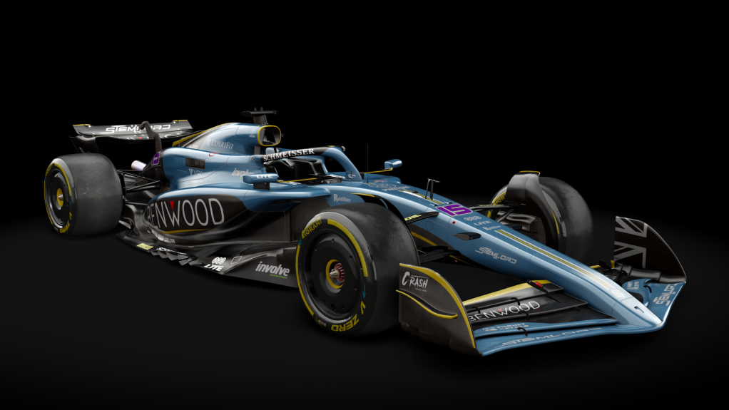 VRC Formula Alpha 2024, skin benwood_racing_15