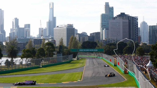Melbourne, layout layout_f1_2025