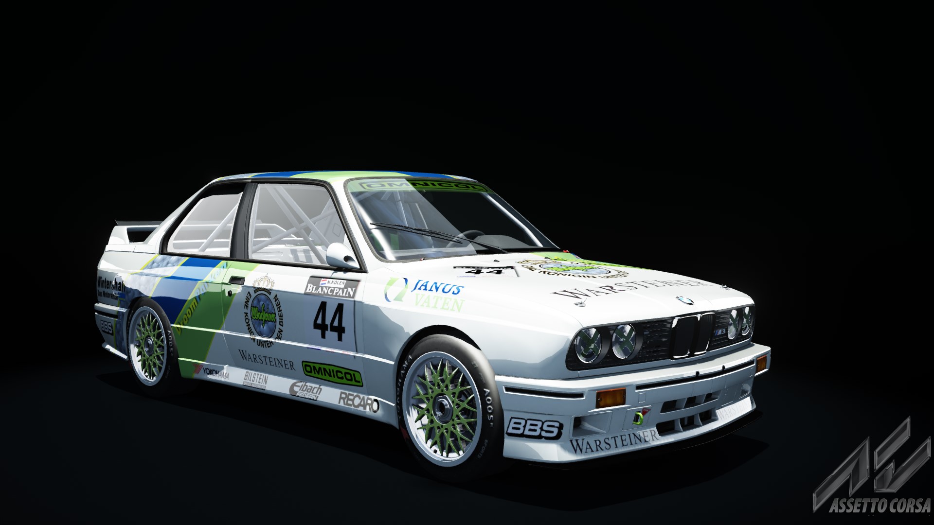 BMW M3 E30 Gr.A 92, skin Omnical_Warsteiner