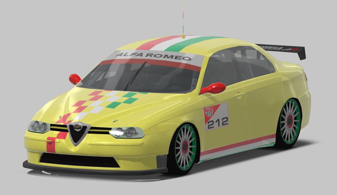BTCC 1998 Alfa Romeo 156 GTA, skin STW.156.Lippold