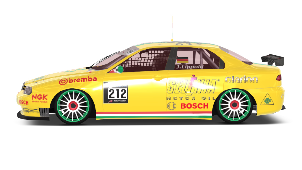 BTCC 1998 Alfa Romeo 156 GTA, skin STW_212_Lippold