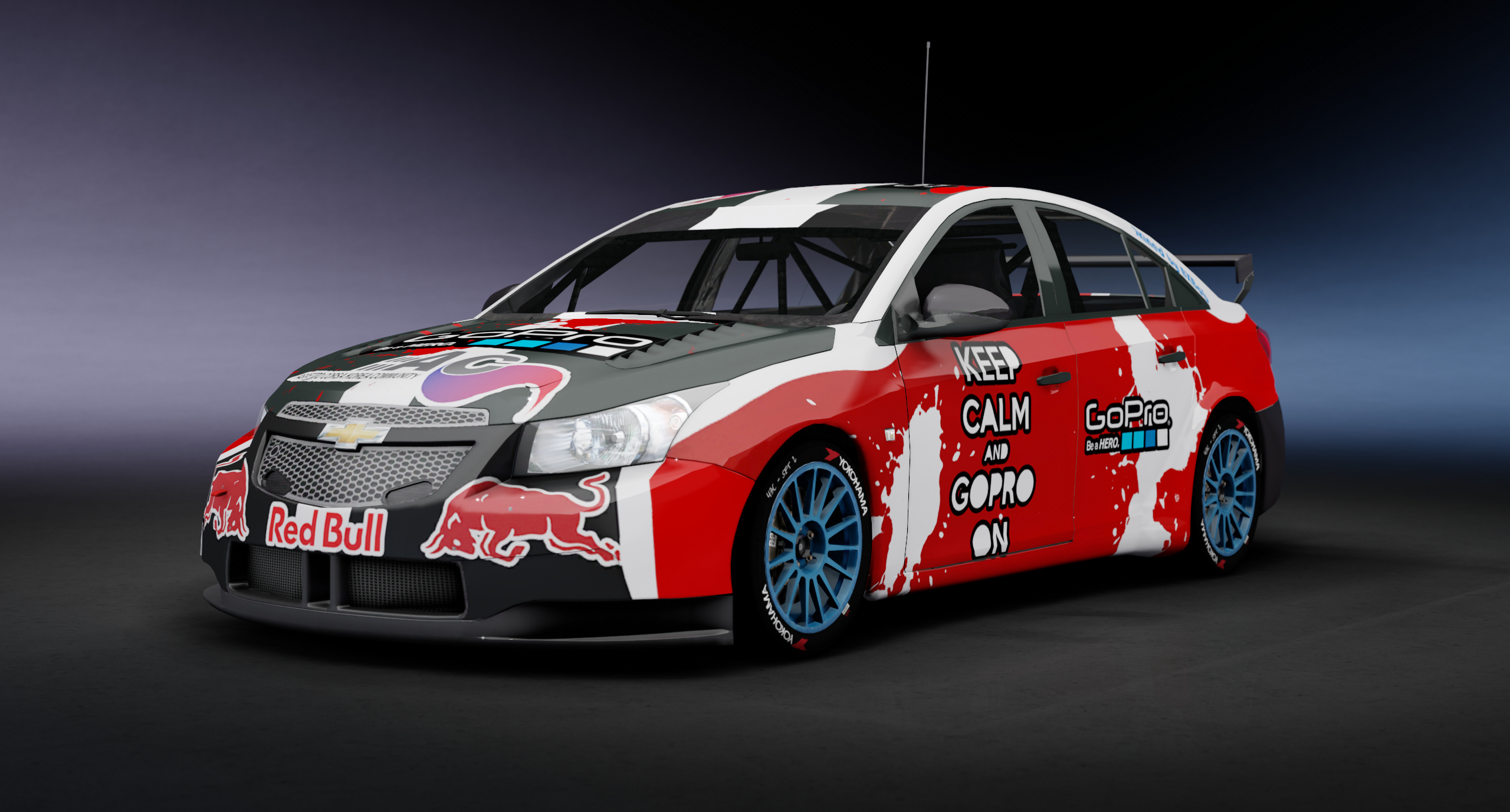Chevrolet Cruze WTCC WTCC CRUZE SADI, skin gopro_red