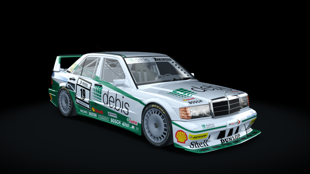 Mercedes-Benz 190E EVO II, skin 19_benz
