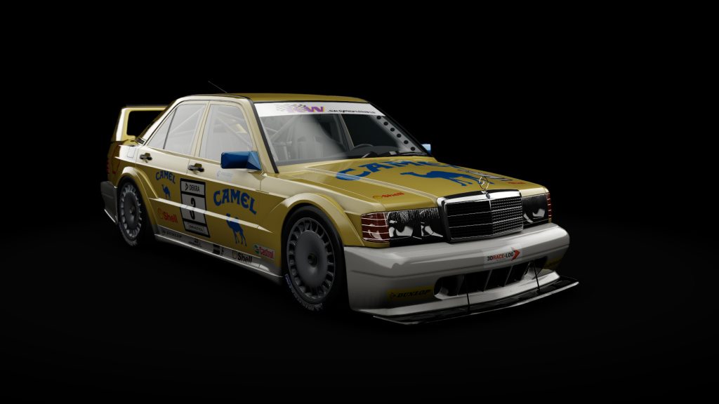 Mercedes-Benz 190E EVO II, skin Camel