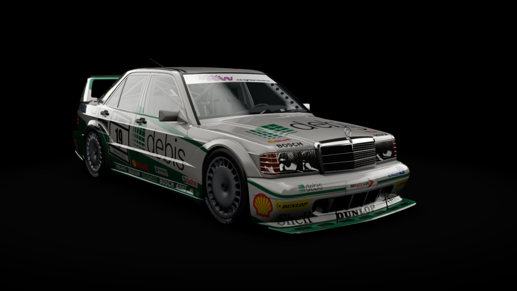 Mercedes-Benz 190E EVO II, skin Debis