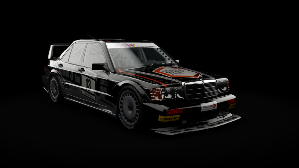 Mercedes-Benz 190E EVO II, skin GentlemansFair