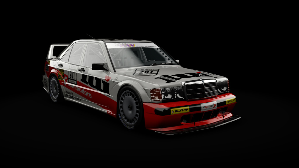 Mercedes-Benz 190E EVO II, skin LuiCommodore
