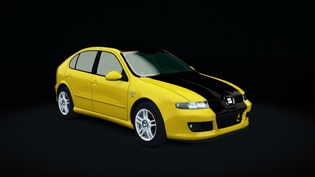 Seat Leon Cupra R Test, skin yellow_black
