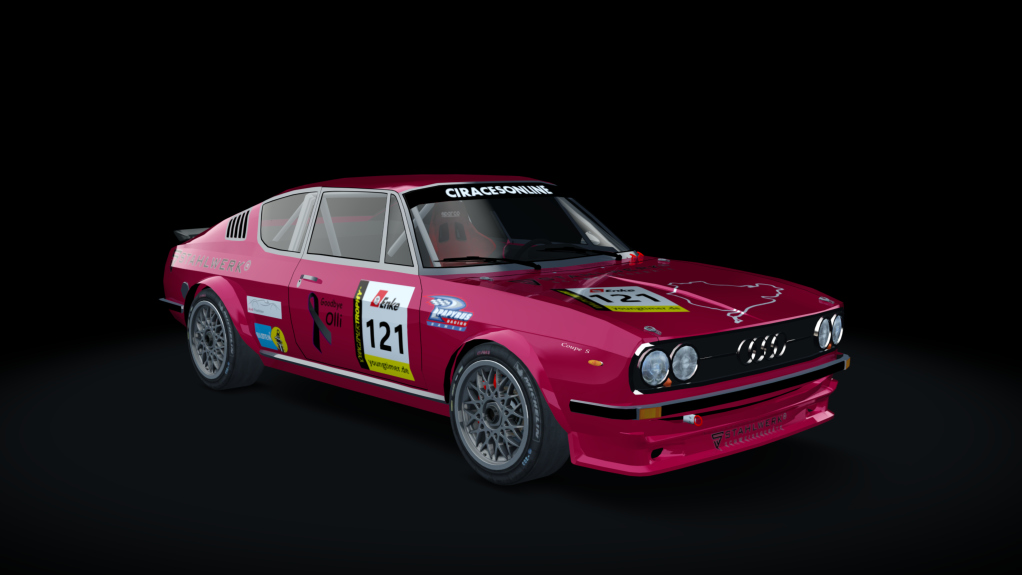 Audi 100s Coupe Youngtimer Challenge, skin 121rot