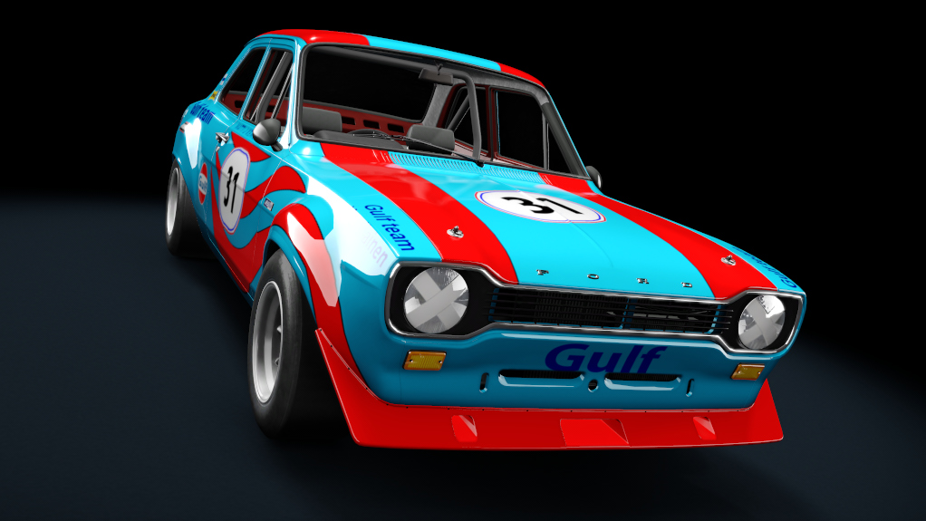 Ford Escort MK I Youngtimer Challenge, skin Gulf_31_1972