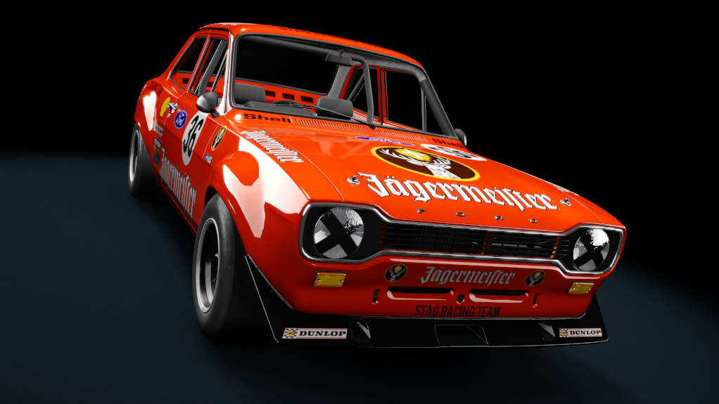 Ford Escort MK I Youngtimer Challenge, skin Jaegermeister_36