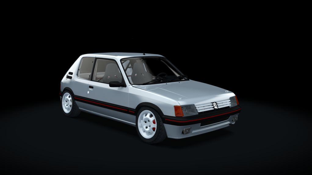 Peugeot 205 GTI Youngtimer Challenge, skin Weiß