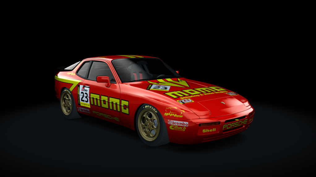 Porsche 944 Turbo Youngtimer Challenge, skin momo