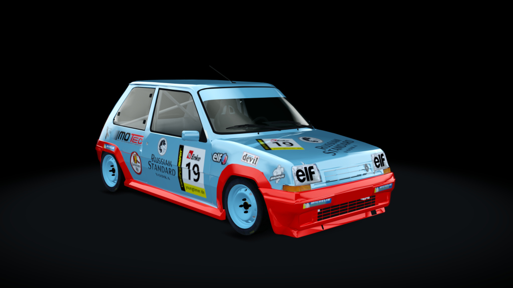 Renault 5 GT Turbo Youngtimer Challenge, skin 19-russian_standard