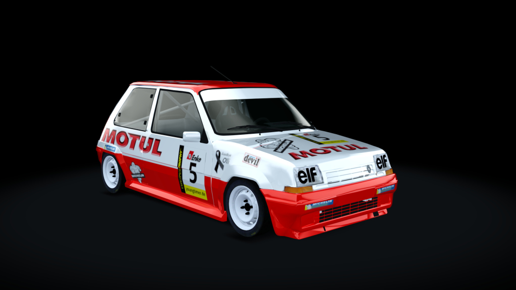 Renault 5 GT Turbo Youngtimer Challenge, skin 5-Motul