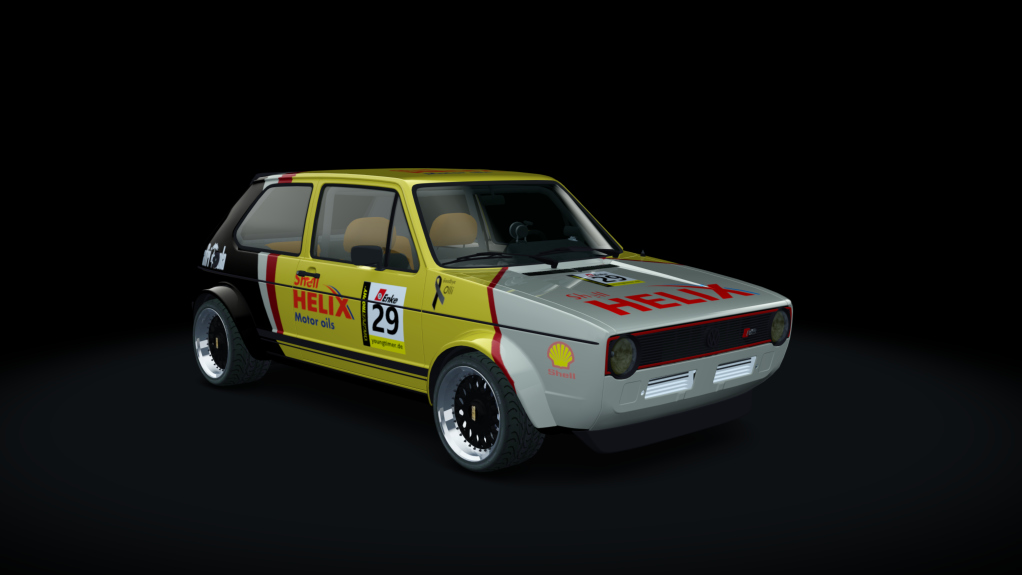 VOLKSWAGEN GOLF Gr.4 Youngtimer Challenge, skin 29_Shell Helix