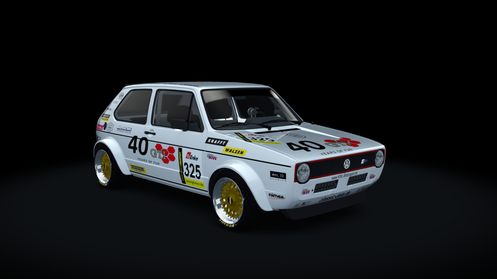 VOLKSWAGEN GOLF Gr.4 Youngtimer Challenge, skin 325_40 Years Golf GTI