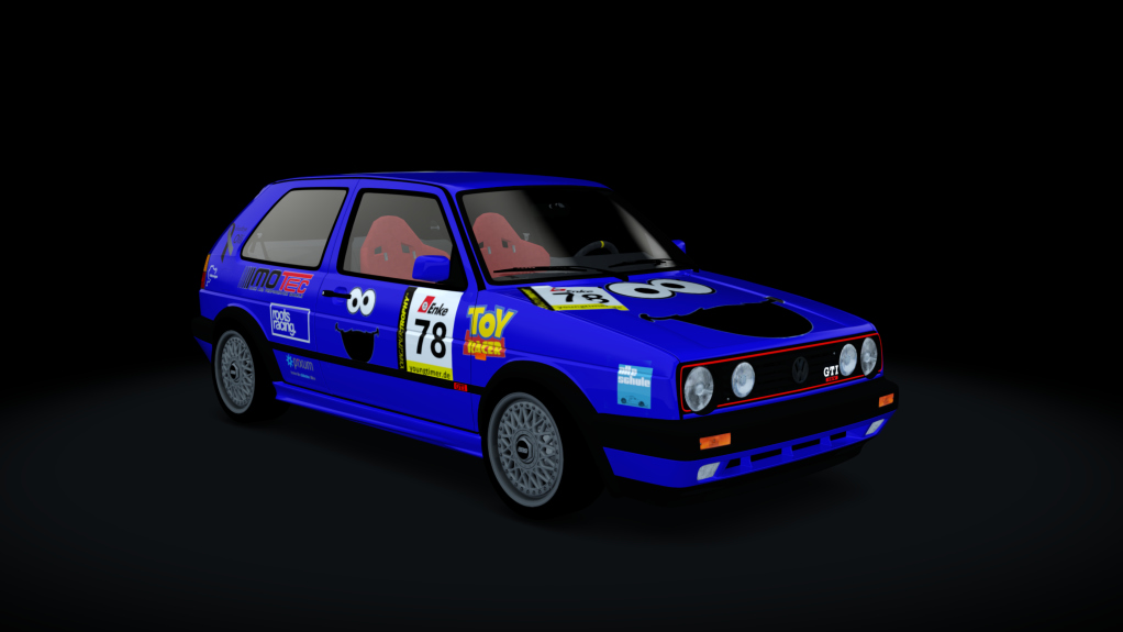 VW Golf 2 Gr.A Youngtimer Challenge, skin 78-monster