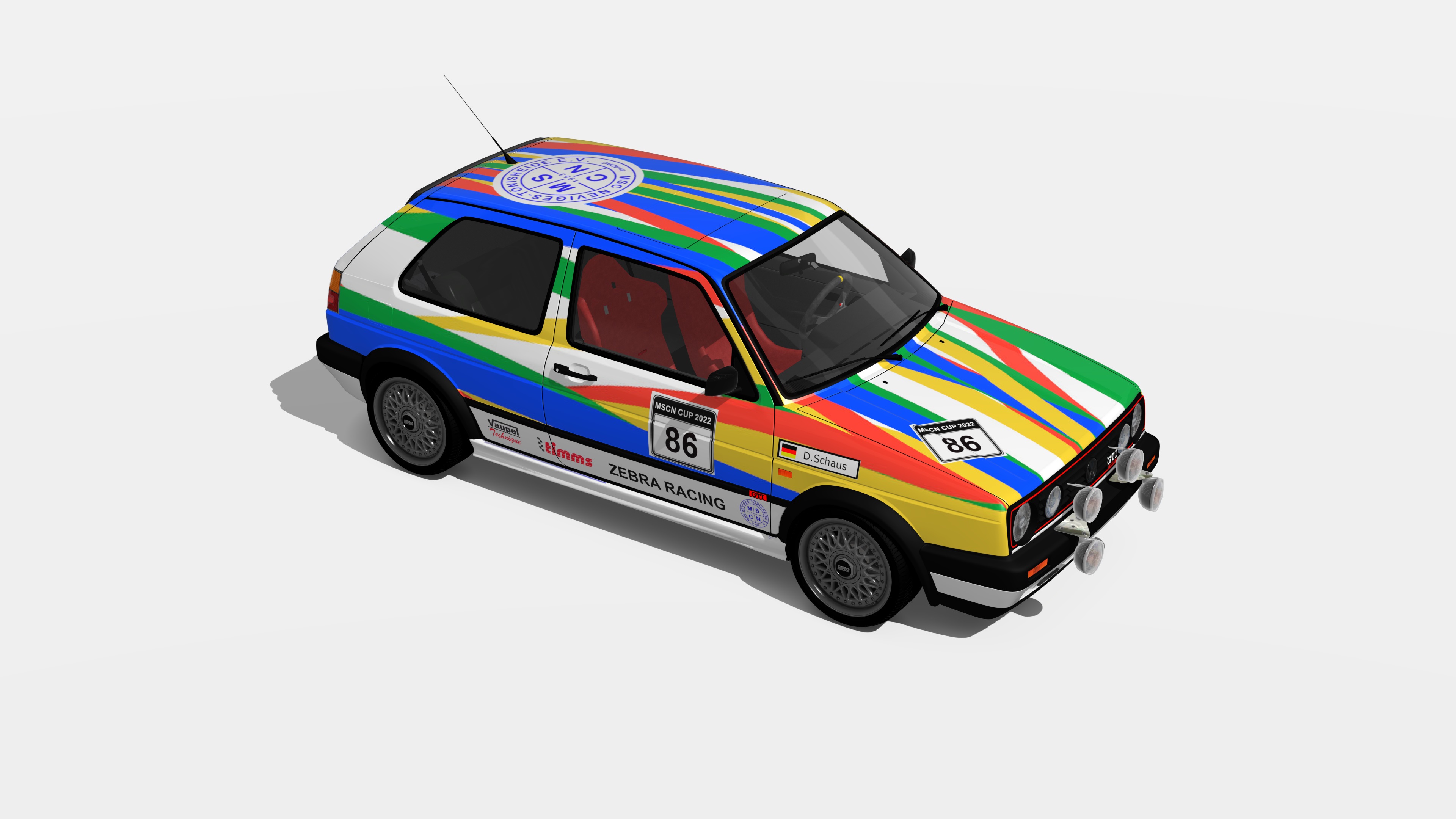 VW Golf 2 Gr.A Youngtimer Challenge, skin 86_dennis schaus