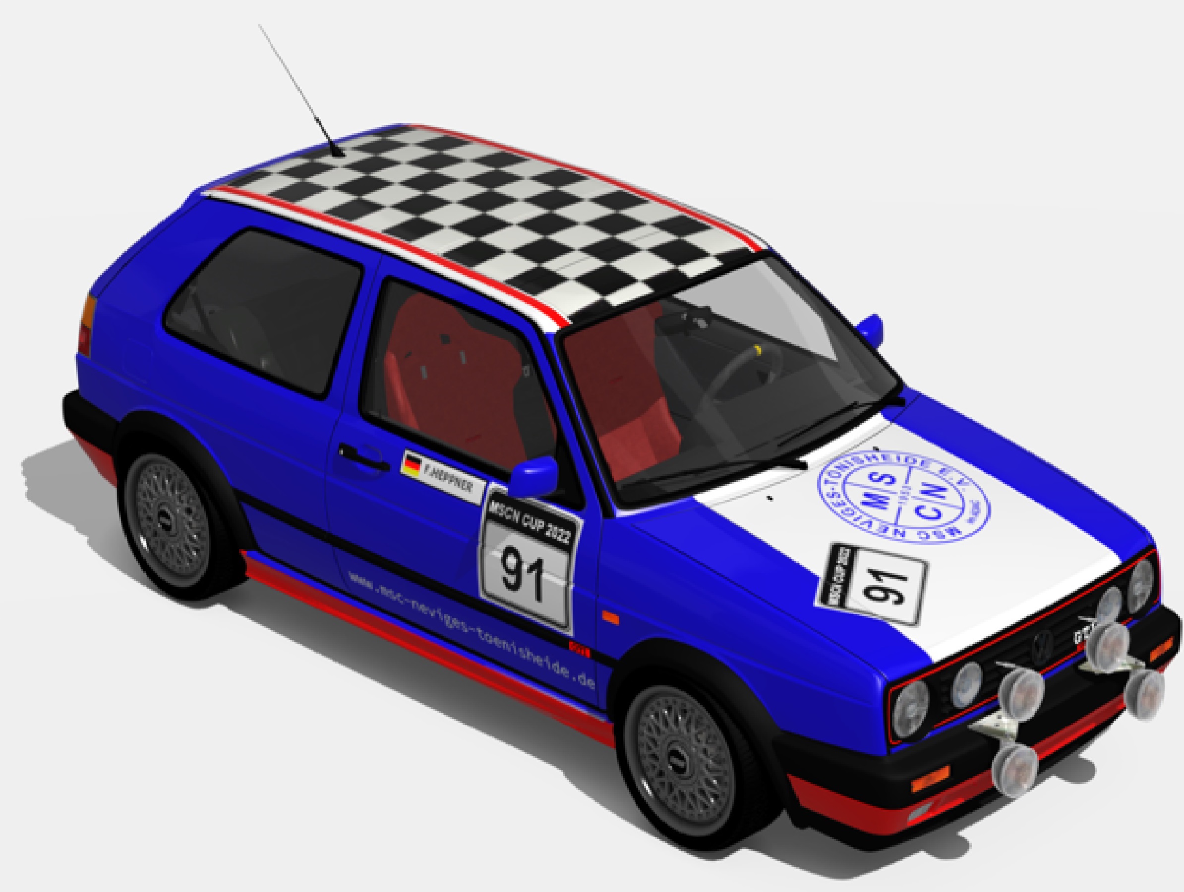 VW Golf 2 Gr.A Youngtimer Challenge, skin 91_Frank Heppner